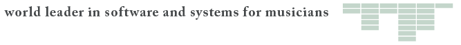 World leader in software and systems for musicians